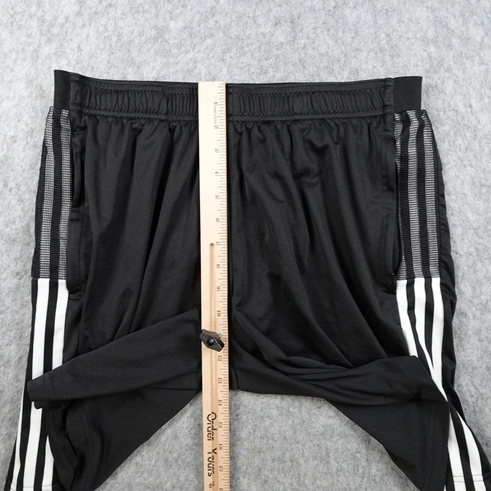 Adidas Shorts Men Extra Large Black Primegreen Soccer Athletic Striped GN2157